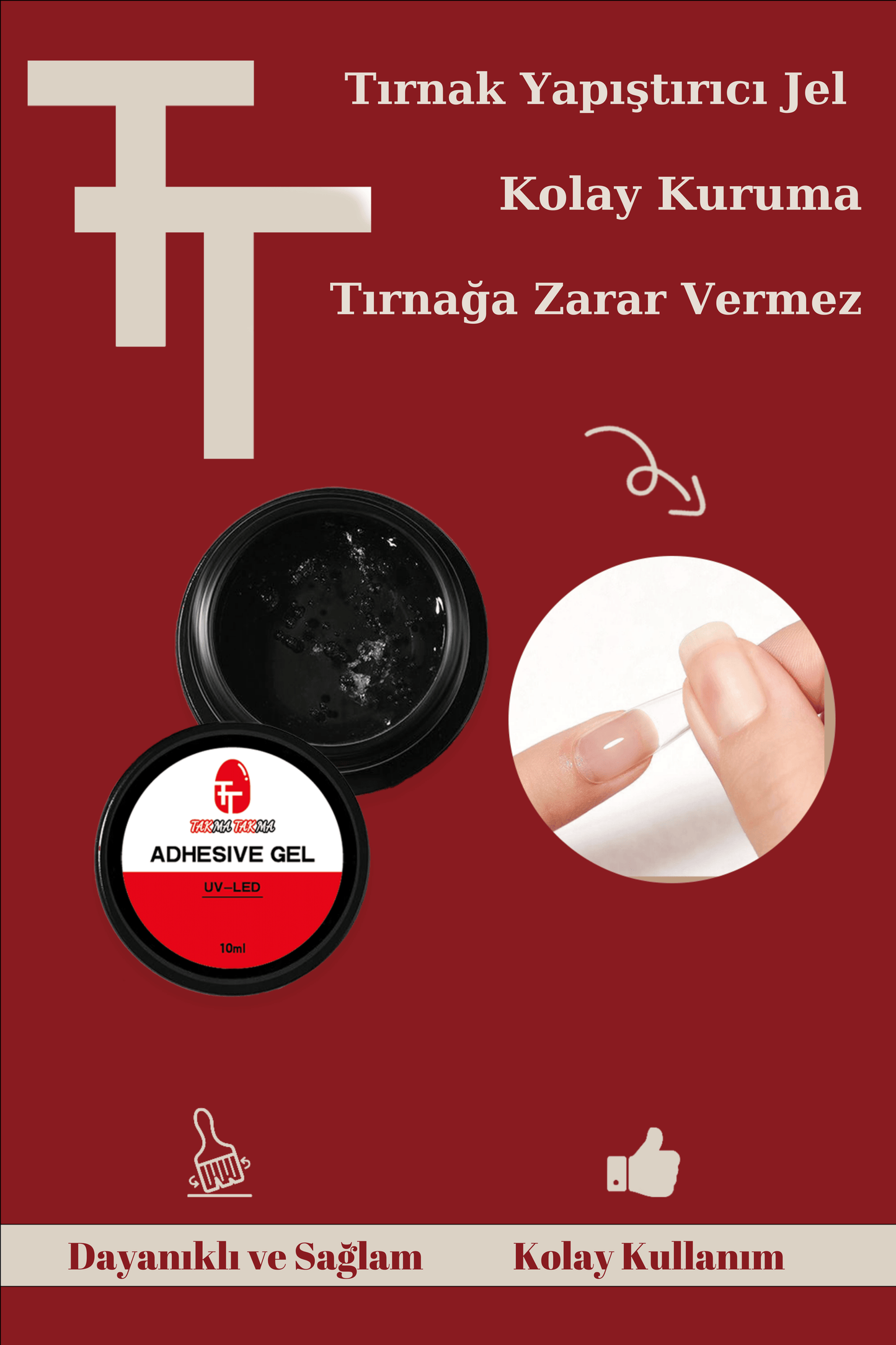 Takma Tırnak Yapıştırıcı Jel 10 ml